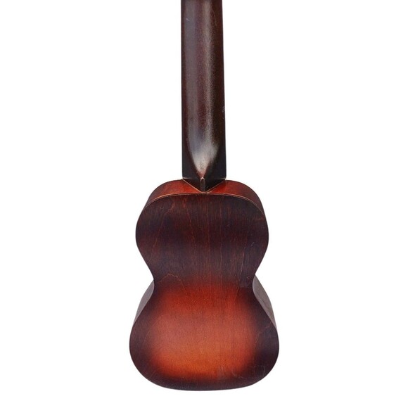 Vintage RARE 1950s Harmony Red Stencil Ukulele Playable 4 String Wooden USA Made - Picture 6 of 12